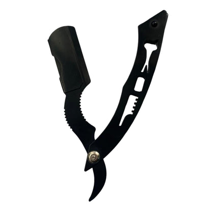 Navajin Negro Razors Inoxidable Para Barbero Peluqueria