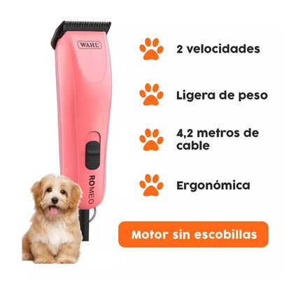 Maquina Wahl Cortadora Canina Romeo Para Peluqueria Canina