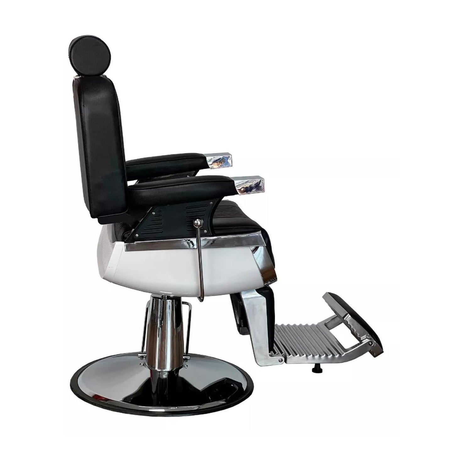 Sillón de Barbería Lincoln Negro Moderno para Barberías