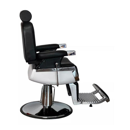 Sillón de Barbería Lincoln Negro Moderno para Barberías