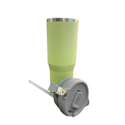 Botella Termica Flip Straw Tumbler 900 Ml Verde