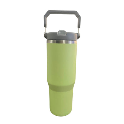 Botella Termica Flip Straw Tumbler 900 Ml Verde