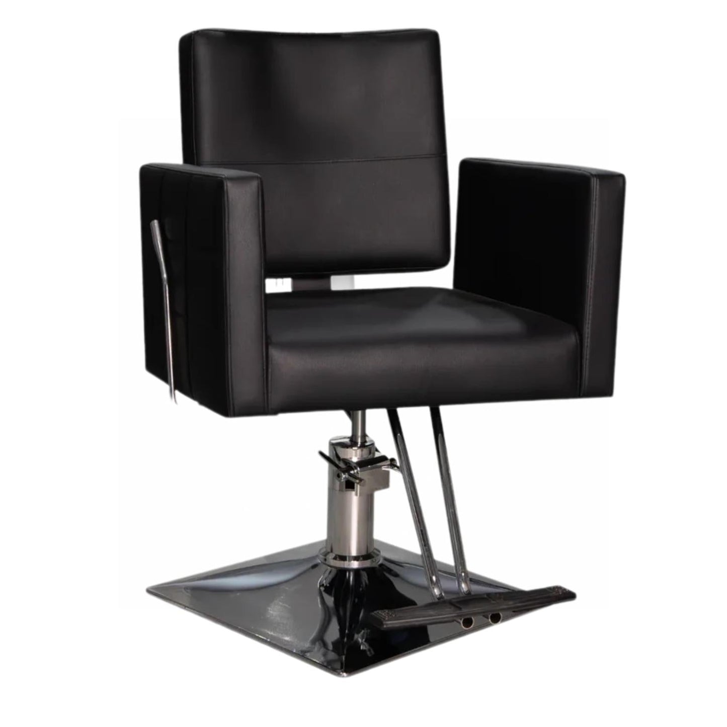 Sillón de Barbería Traditional Reclinable Negro