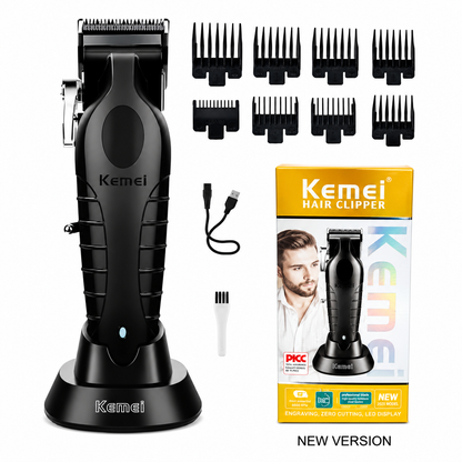 Combo Kemei KM-2296 + KM-2299 + KM-3383 con Base de Carga