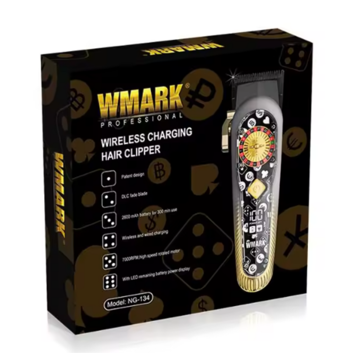 Clipper Con Carga Inalambrica Wmark NG-134