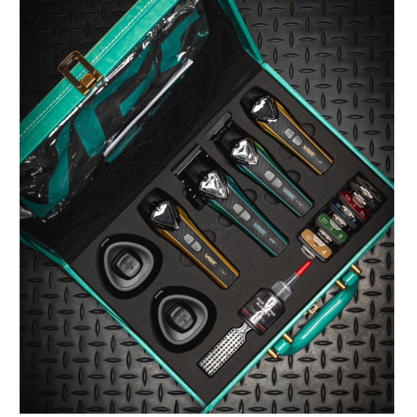 Kit Profesional VGR V-883 S2 Clipper y Trimmer 2 en 1 de 9.000 a 11.000 RPM