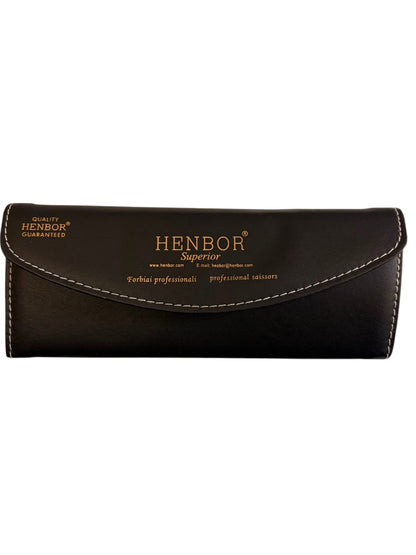 Set Henbor Tijeras Microdentada con Navaja y Estuche