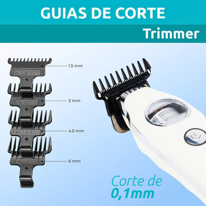 Maquina Patillera Trimmer VGR880T Rotatech Bldc 7200RPM Blanco