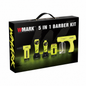 WMARK NG-8637KIT Kit Profesional 5 en 1 para Barbero Verde