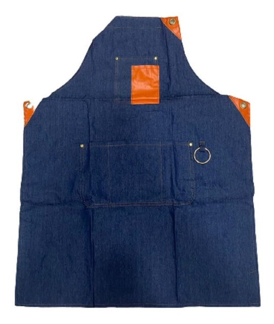 Pechera Delantal Barbería O Peluquería Jeans
