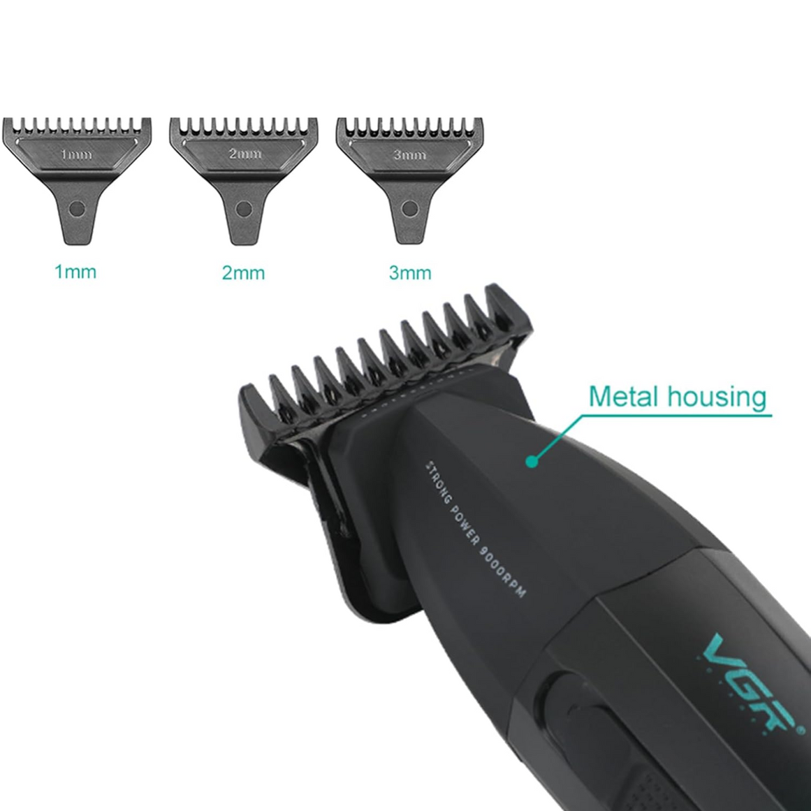 Trimmer Profesional Vgr V-906 Verde 9000 Rpm