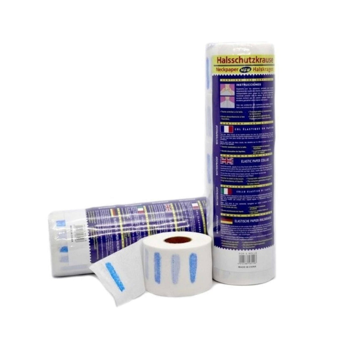 Pack de Papel cuello – 5 rollos (500 Tiras)