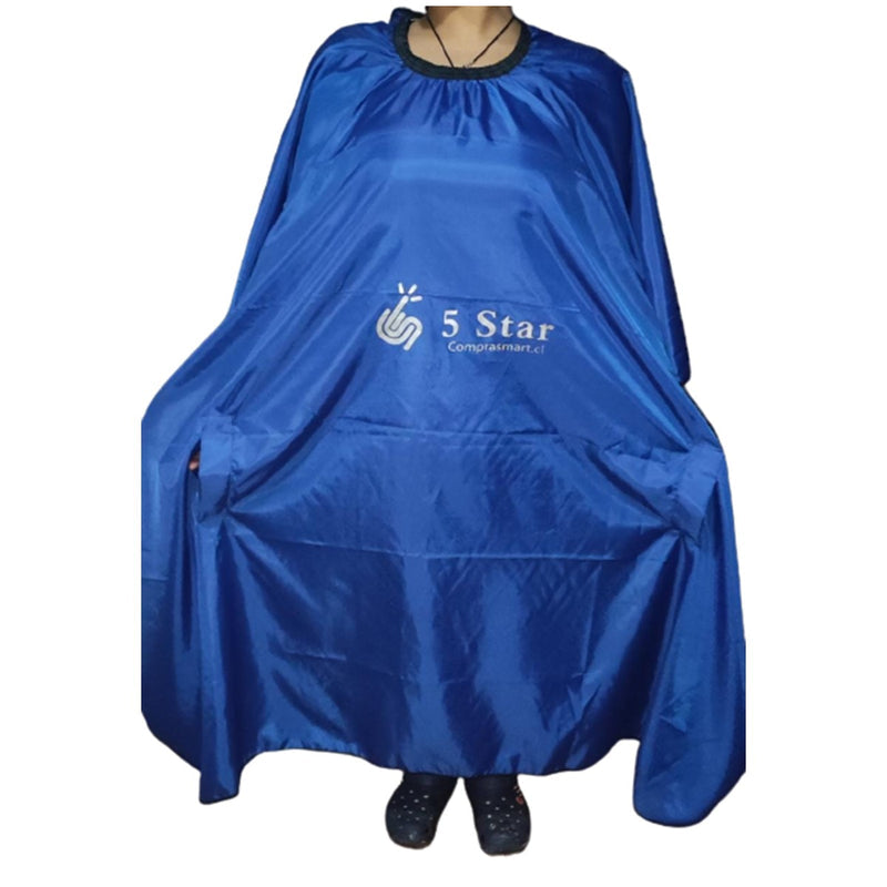 Capa Corte Tintura Peinador 5 STAR Peluquería Profesional AZUL