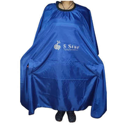 Capa Corte Tintura Peinador 5 STAR Peluquería Profesional AZUL