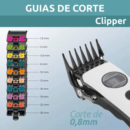 Máquina Cortar Pelo VGR880C Cerámica Motor Rotatech Blanco