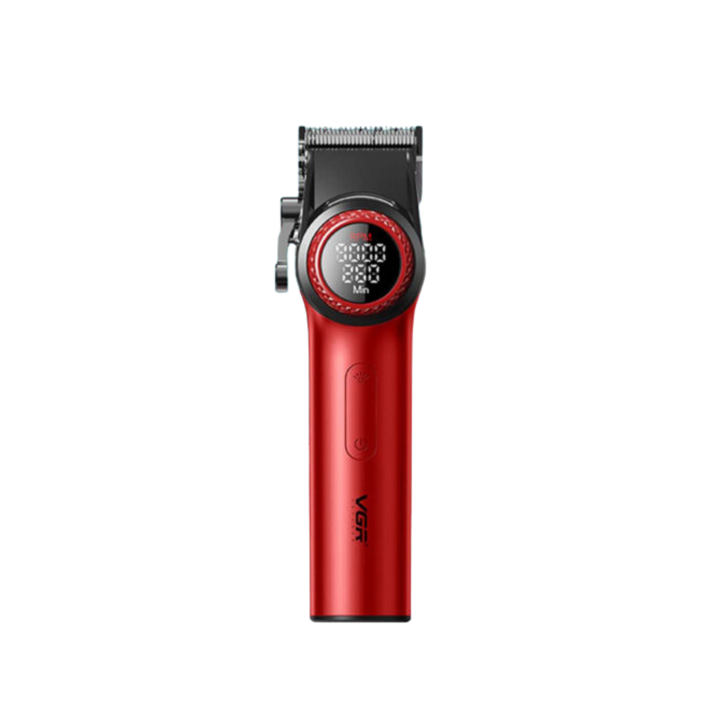 Combo Kit Vgr Professional Clipper Trimmer Shaver y Secador 4 en 1 Maleta Rojo