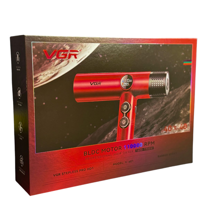 Secador De Pelo VGR Profesional V-401 110.000rpm Frío/ Calor
