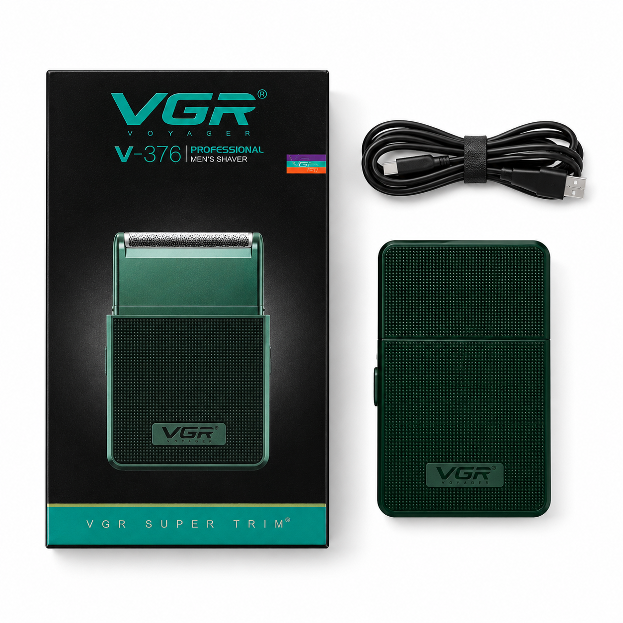 Afeitadora Profesional Foil Shaver VGR V-376 Verde
