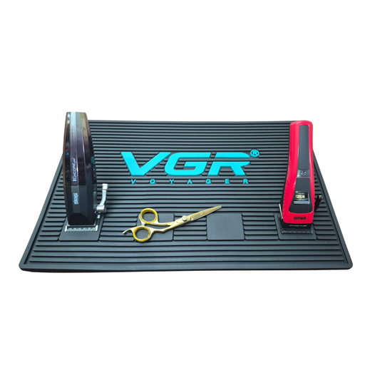 Alfombra de Silicona Magnética VGR Antideslizante Negra