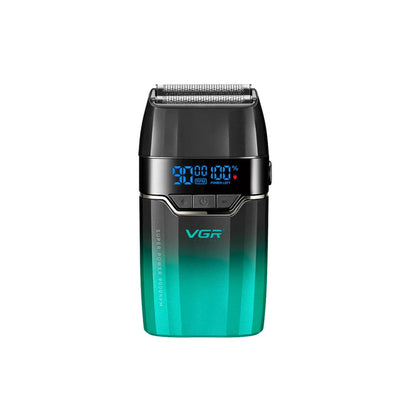 Afeitadora Profesional Shaver Vgr V-308 De 9000 Rpm Azul