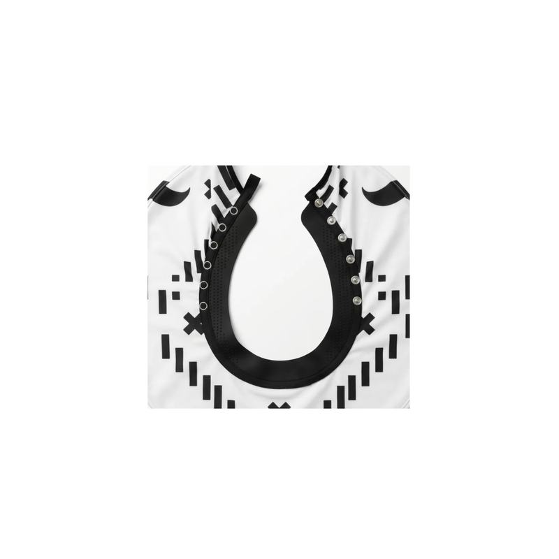 Capa Cuello de Goma BarberShop Color Blanco