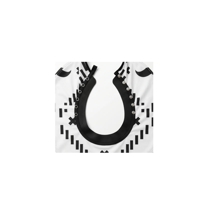 Capa Cuello de Goma BarberShop Color Blanco