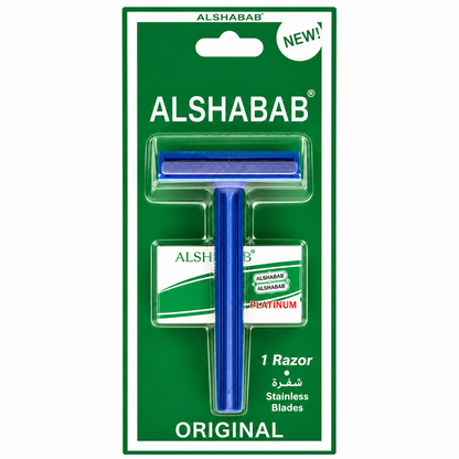 Navaja de Afeitar Clásica Plástica Doble Filo Blue