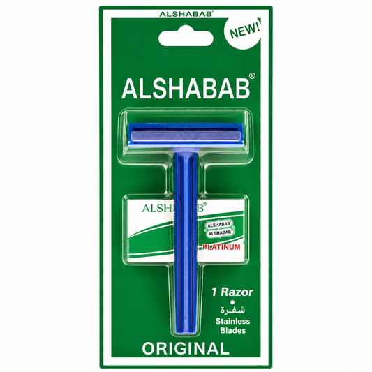 Navaja de Afeitar Clásica Plástica Doble Filo Blue