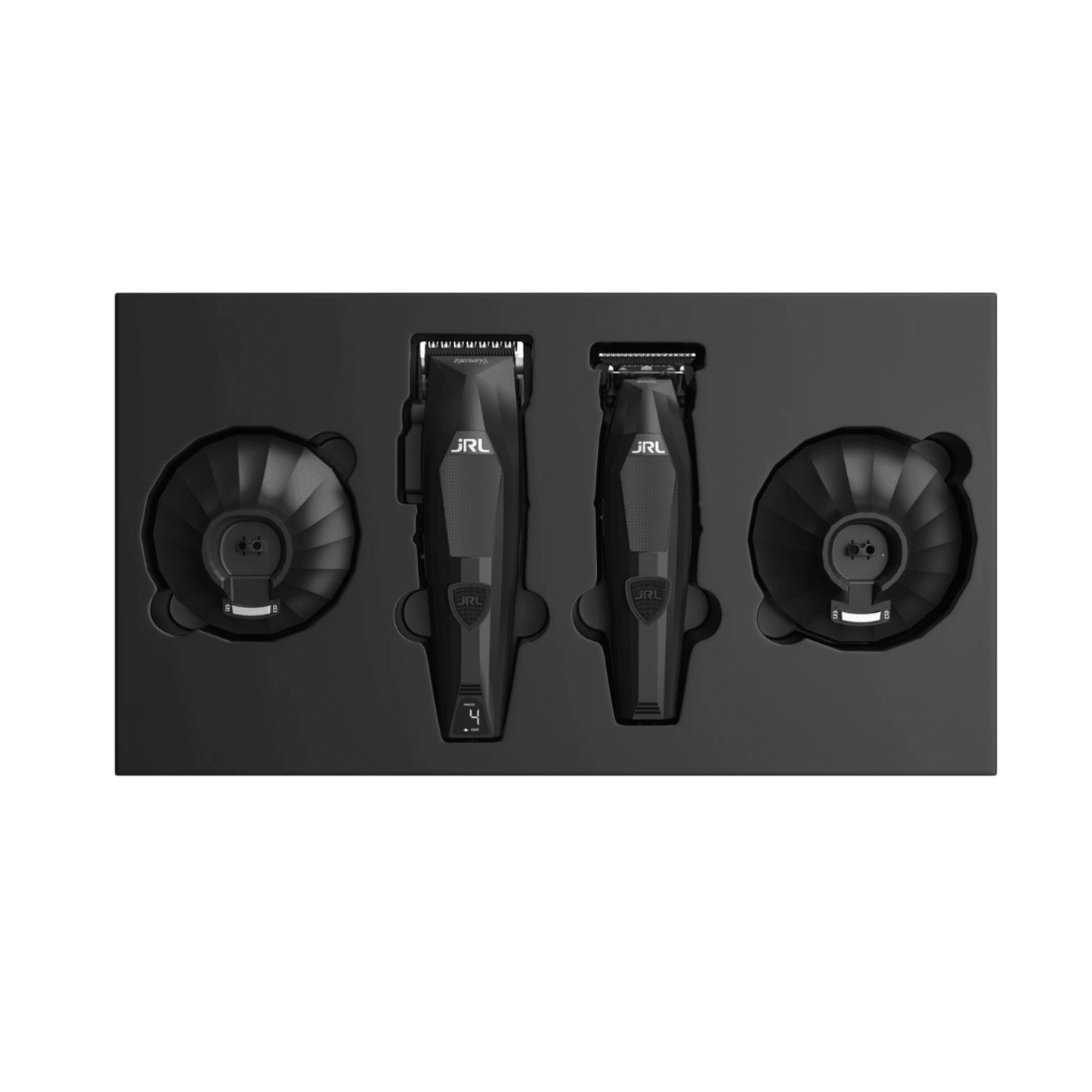 Set JRL Diamante Clipper + Trimmer Negro 8200 RPM