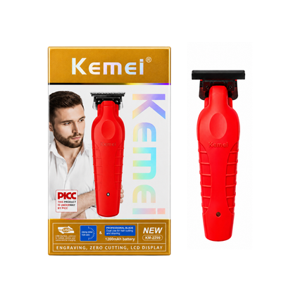 Kemei Trimmer Profesional KM-2299 Rojo Intenso