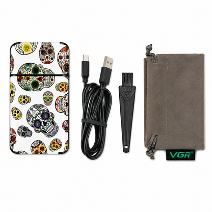 VGR Afeitadora Profesional V-369 Diseño Calavera