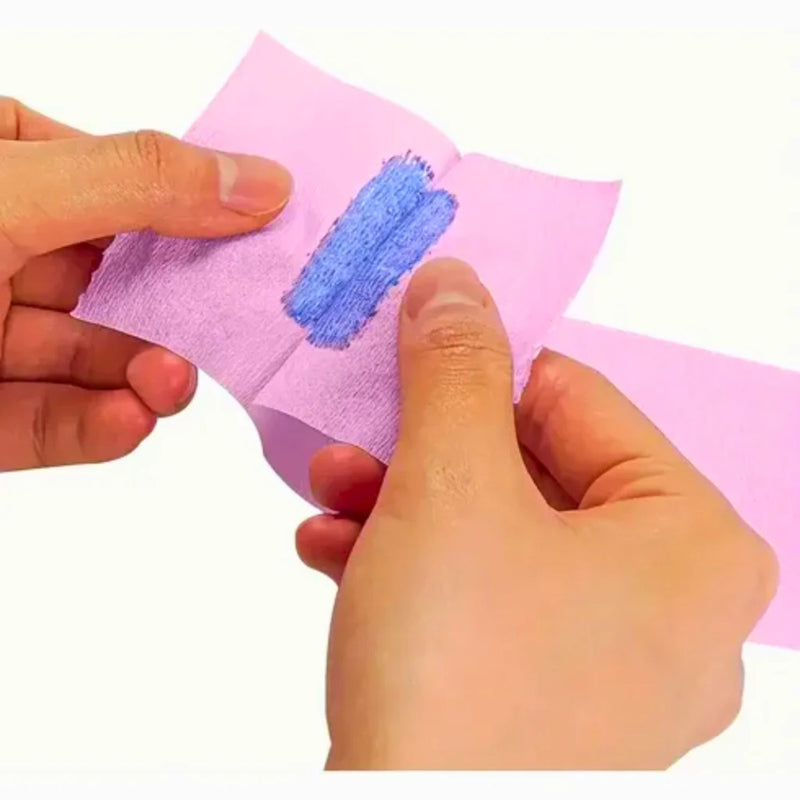 Pack 5 Rollos Papel Cuello Barbería Peluquería Rosado