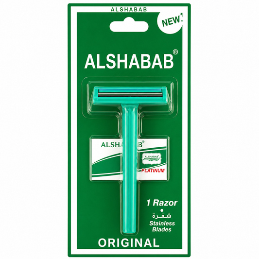 Navaja de Afeitar Clásica Plástica Doble Filo Green