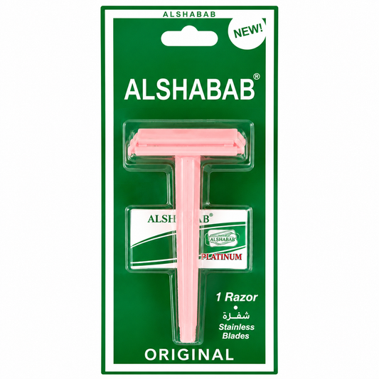 Navaja de Afeitar Clásica Plástica Doble Filo Pink