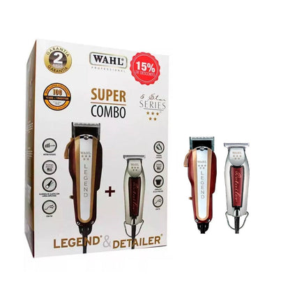 Wahl Combo Barber Clipper Legend + Trimmer Detailer
