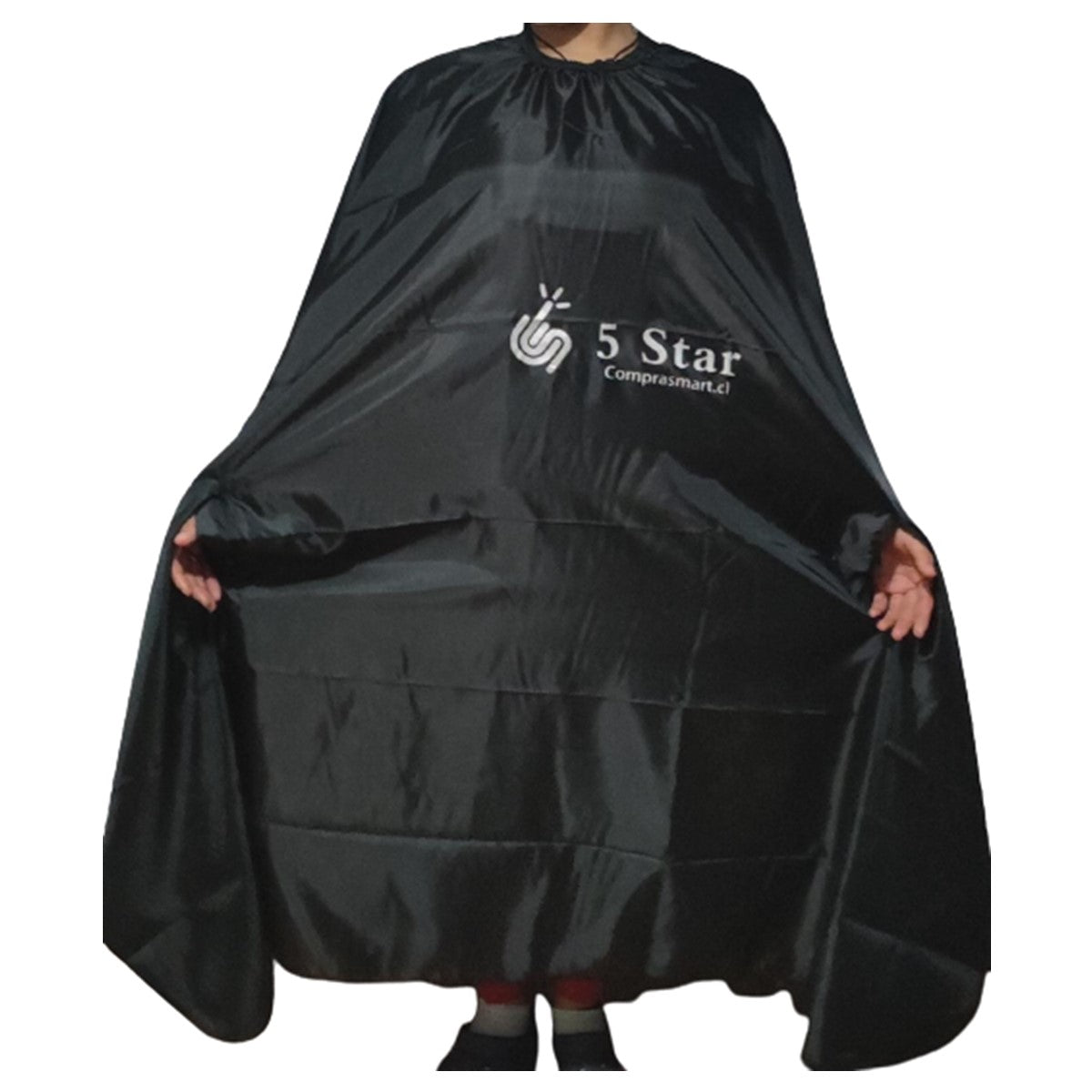 Capa Corte Tintura Peinador 5 STAR Peluquería Profesional NEGRO