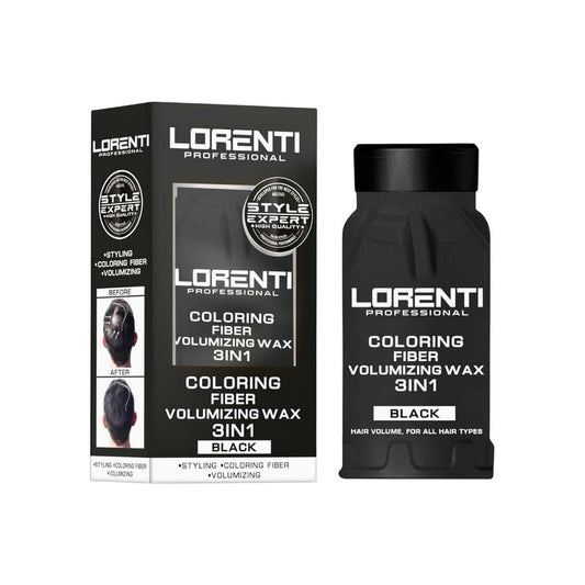 Lorenti Cera Fibrosa Keratina 3 en 1 Voluminizador Negro 30GR