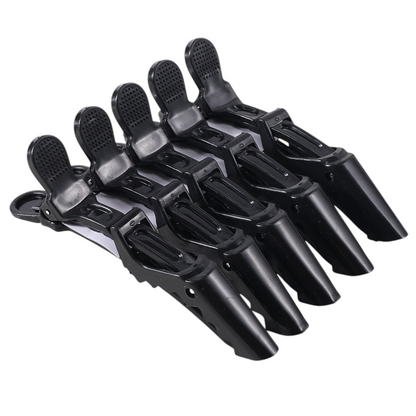 Pinzas De Cabello Tipo Cocodrilo Para Peluquería (5 Unidades)
