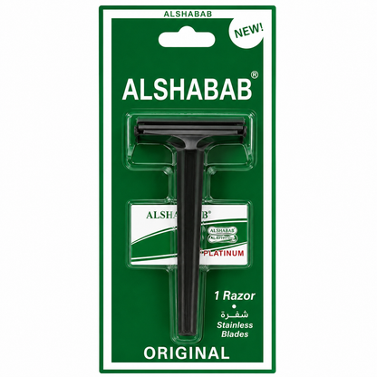 Navaja de Afeitar Clásica Plástica Doble Filo Black