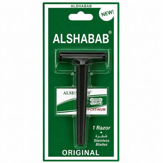 Navaja de Afeitar Clásica Plástica Doble Filo Black