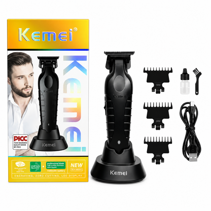 Combo Kemei KM-2296 + KM-2299 + KM-3383 con Base de Carga