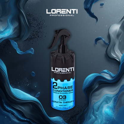 Lorenti Acondicionador para Cabello Bifasico Keratina 400ML