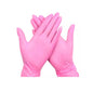 Guantes De Nitrilo Rosado Clean Carrier 100un Talla S