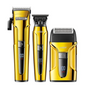 Combo Clipper Trimmer y Shaver Profesional VGR V-694 Dorado