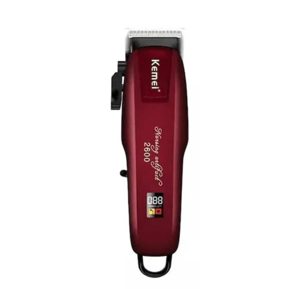 Maquina Cortadora De Pelo Profesional Kemei Km-2600 Barberia