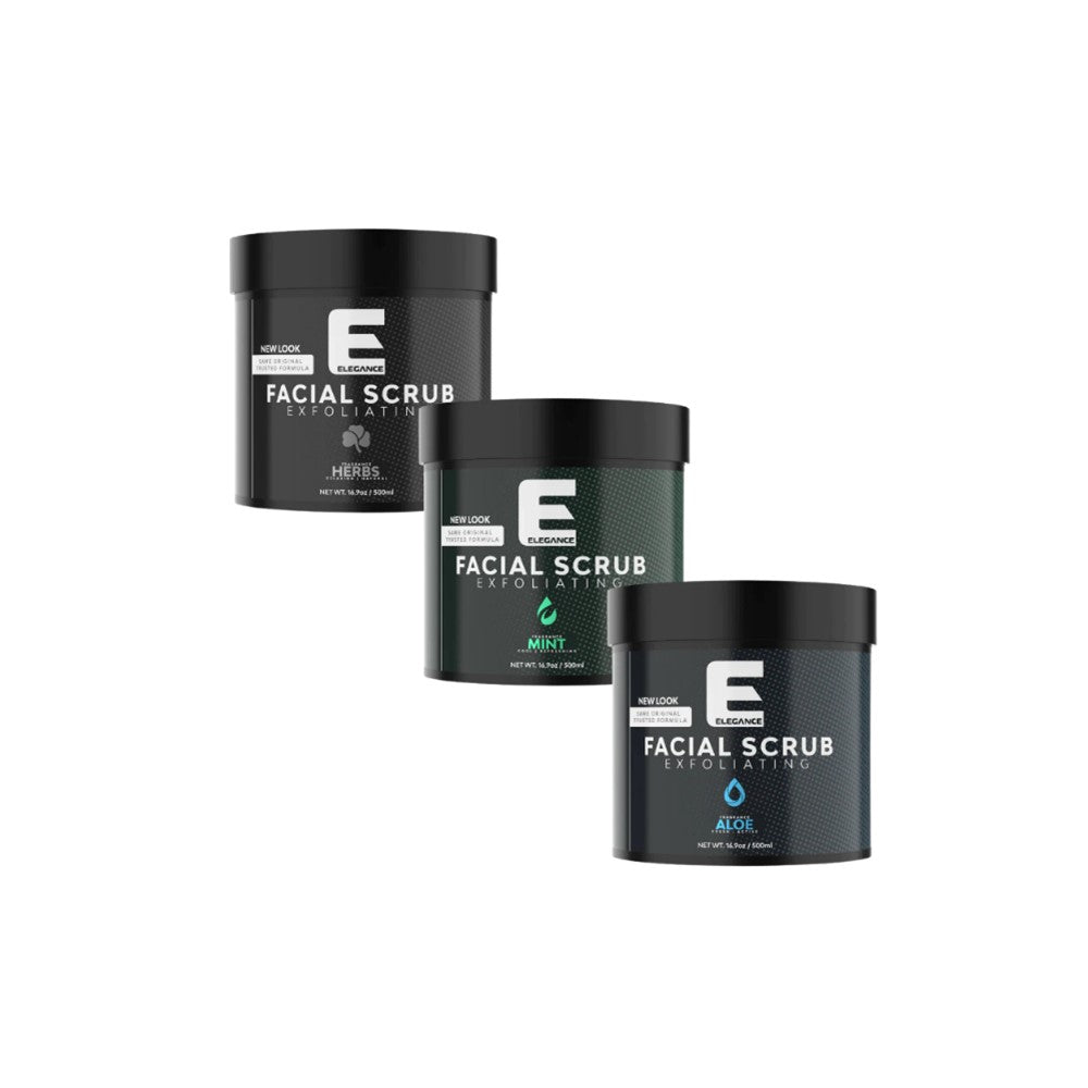 Facial Scrub Elegance Exfoliante Limpieza Fragancia Menta 500ML